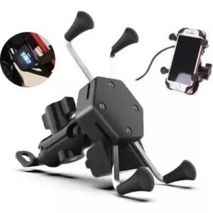 SOPORTE CELULAR + CARGADOR TIPO RAM 2,4Amp