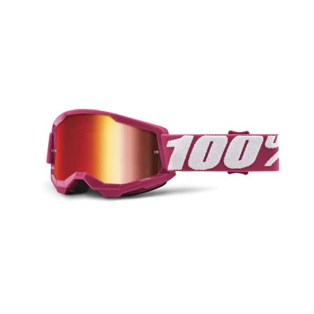 Goggle 100% Strata 2 Fletcher Lente Rojo Espejo Ni