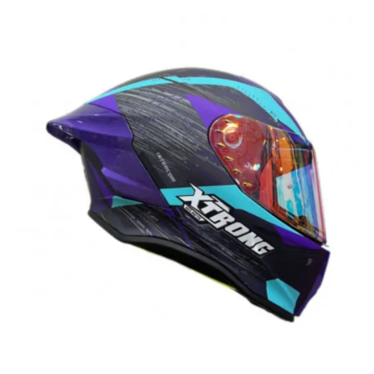 XTR-820 XTRONG TEXTURE MORADO MATE + ACCESORIOS