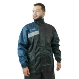 Impermeable DC Negro Azul para Motos Gepack