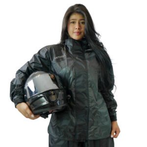 IMPERMEABLE MUJER PREMIUM NEGRO