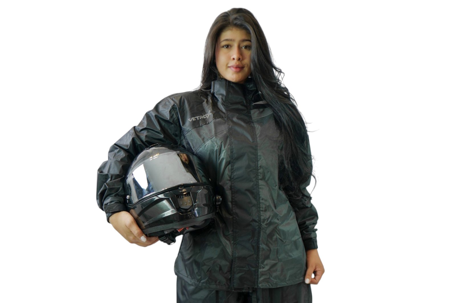 IMPERMEABLE MUJER PREMIUM NEGRO